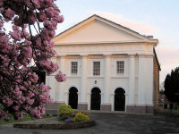 Facade in spring