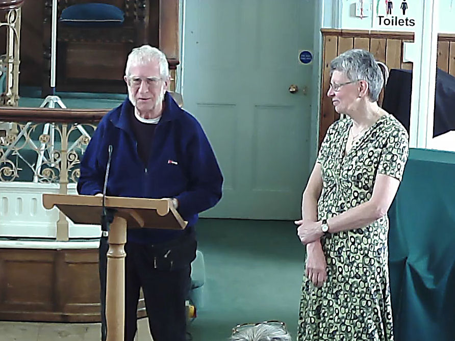 Sam reads tribute